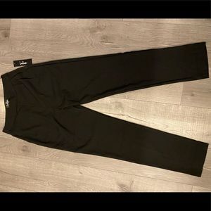 High waisted straight leg pants, black, XS, lulus, size zip, side pockets